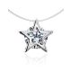 Invisible Necklace With Star Shape Silver Pendant The Aurora, image 