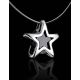 Invisible Necklace With Star Shaped Silver Pendant The Aurora, image , picture 2