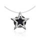 Invisible Necklace With Star Shaped Silver Pendant The Aurora, image 