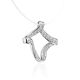 Invisible Necklace With Silver Pendant The Aurora, image , picture 3