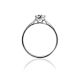 Iridescent Crystal Centerpiece Ring In Silver, Ring Size: 6 / 16.5, image , picture 4