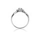 Classic Three Stone Crystal Ring In Silver, Ring Size: 5 / 15.5, image , picture 4