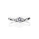 Classic Three Stone Crystal Ring In Silver, Ring Size: 5.5 / 16, image , picture 3