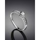Elegant Channel Set Crystal Ring In Silver, Ring Size: 7 / 17.5, image , picture 2