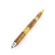 Handcrafted Wooden Ball Pen With Baltic Amber, image 