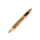 Handcrafted Oak Wood Pen With Natural Amber, image 