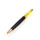 Exclusive Wooden Pen With Lemon Amber And Insect Inclusion, image 