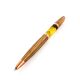 Unique Wooden Ball Pen With Amber And Inclusions, image 
