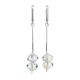 Crystal Dangle Earrings In Sterling Silver The Eclat, image , picture 3