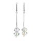 Crystal Dangle Earrings In Sterling Silver The Eclat, image , picture 3