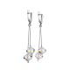 Crystal Dangle Earrings In Sterling Silver The Eclat, image 