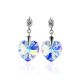 Bold Crystal Heart Dangle Earrings The Fame, image , picture 4