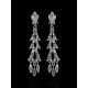 Elegant Sterling Silver Dangle Earrings With Dark Marcasites The Lace, image , picture 2