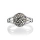 Sterling Silver Marcasite Ring The Lace, Ring Size: 6.5 / 17, image , picture 3