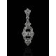 Sterling Silver Pendant With Bright Marcasites The Lace, image , picture 2