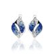 Bright Crystal Earrings In Sterling Silver The Eclat, image , picture 3
