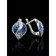 Bright Crystal Earrings In Sterling Silver The Eclat, image , picture 2
