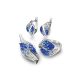 Bright Crystal Earrings In Sterling Silver The Eclat, image , picture 4
