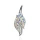 Silver Pendant With Chameleon Colored Crystals The Eclat, image 