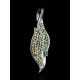 Silver Pendant With Chameleon Colored Crystals The Eclat, image , picture 2