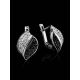Black And White Crystal Silver Earrings The Eclat, image , picture 2