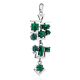 Sterling Silver Dangle Pendant With Reconstructed Malachite, image , picture 3