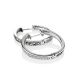 Silver Hoop Earrings With Marcasites The Lace, image , picture 3