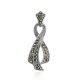 Twisted Silver Pendant With Marcasites The Lace, image 