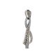 Twisted Silver Pendant With Marcasites The Lace, image , picture 3