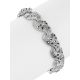 Silver Link Bracelet With Marcasites The Lace, image , picture 3