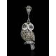Silver Owl Pendant With Marcasites The Lace, image , picture 2