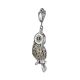 Silver Owl Pendant With Marcasites The Lace, image , picture 3
