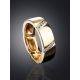 Golden Band Ring With Diamonds, Ring Size: 6.5 / 17, image , picture 2