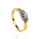 Diamond Statement Ring In Gold, Ring Size: 8 / 18, image 