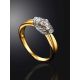 Diamond Statement Ring In Gold, Ring Size: 8 / 18, image , picture 2