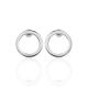 Round Silver Studs The Astro, image , picture 3