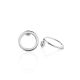 Round Silver Studs The Astro, image 
