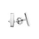 Geometric Silver Studs The Aurora, image 