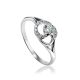 Ornate Golden Ring With White Diamonds, Ring Size: 6.5 / 17, image 