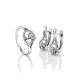 Refined Diamond Earrings In White Gold, image , picture 4