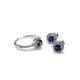 Statement White Gold Ring With Blue Sapphire And Diamonds The Mermaid, Ring Size: 6.5 / 17, image , picture 4