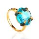 Topaz Cocktail Ring In Gold, Ring Size: 8 / 18, image 