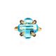 Topaz Cocktail Ring In Gold, Ring Size: 8 / 18, image , picture 3