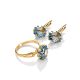 Stylish Topaz Earrings In Gold, image , picture 4