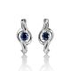 Refined Sapphire Earrings In White Gold The Mermaid, image , picture 3