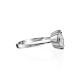 White Gold Ring With Bold Solitaire Diamond, Ring Size: 8.5 / 18.5, image , picture 3