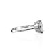 White Gold Ring With Bold Solitaire Diamond, Ring Size: 7 / 17.5, image , picture 3