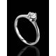 Solitaire Diamond Ring In White Gold, Ring Size: 7 / 17.5, image , picture 2
