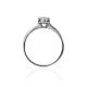 Solitaire Diamond Ring In White Gold, Ring Size: 7 / 17.5, image , picture 3