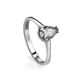 Solitaire Pear Cut Diamond Ring In White Gold, Ring Size: 8 / 18, image 